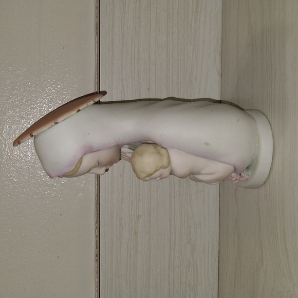 Vintage 1960's Mary and Baby Jesus Napco Ceramic Japan Figurine S419 - Picture 4 of 5